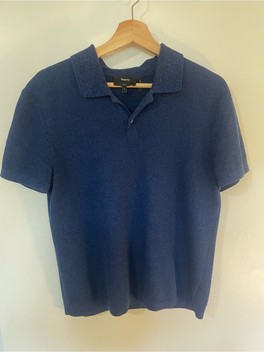 Theory Men's Deep Navy Short-Sleeve Polo